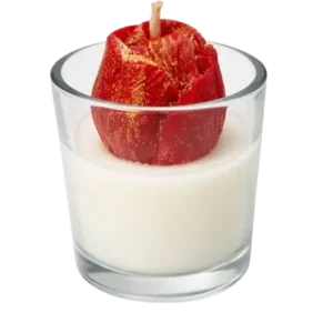 ROSE GLASS CANDLE